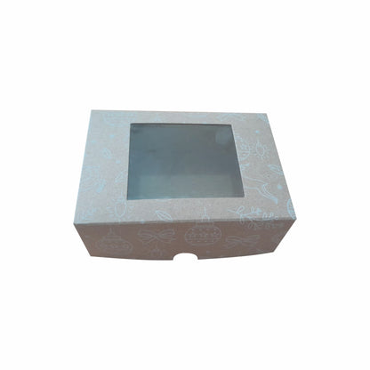 20 Caja Navideña con Ventana