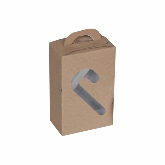 20 Caja Dulcera Navideña Bastón Med. 9x5.5x14cm