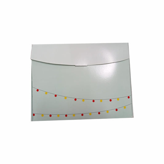 Caja Tipo Sobre Navideña Feliz Navidad