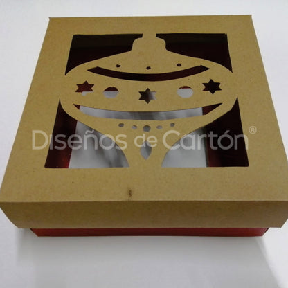 10 Caja Chocolatera Navideña