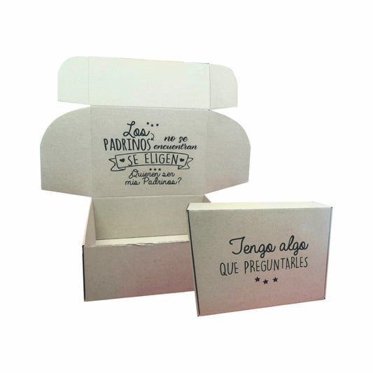 10 Caja Maletin Padrinos Med.30x23x12cm