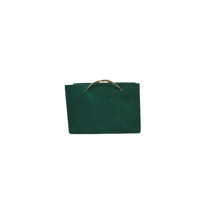 bolsa para regalo kraft verde horizontal 