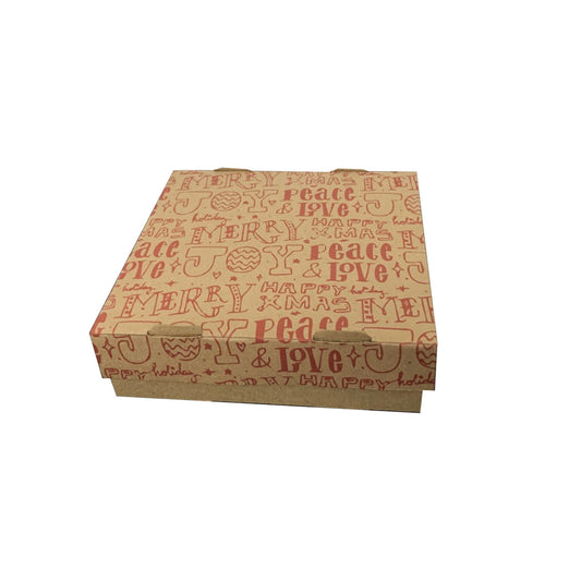 Caja Navideña Merry Joy Roja
