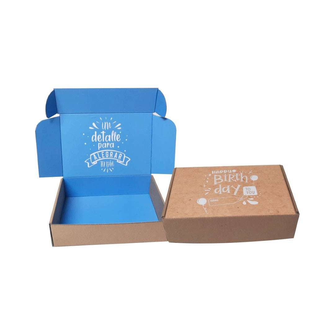Caja tipo maletin Happy birthday
