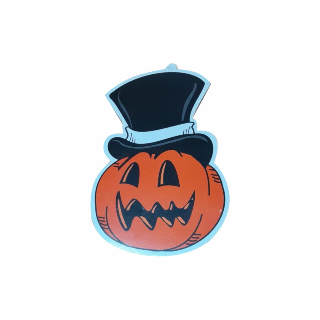 20 Colgantes Decorativos Halloween Calabaza Med.15x15cm