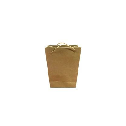 bolsa en Kraft natural mediana 
