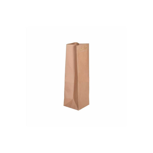 bolsa para botella  kraft con ojillos