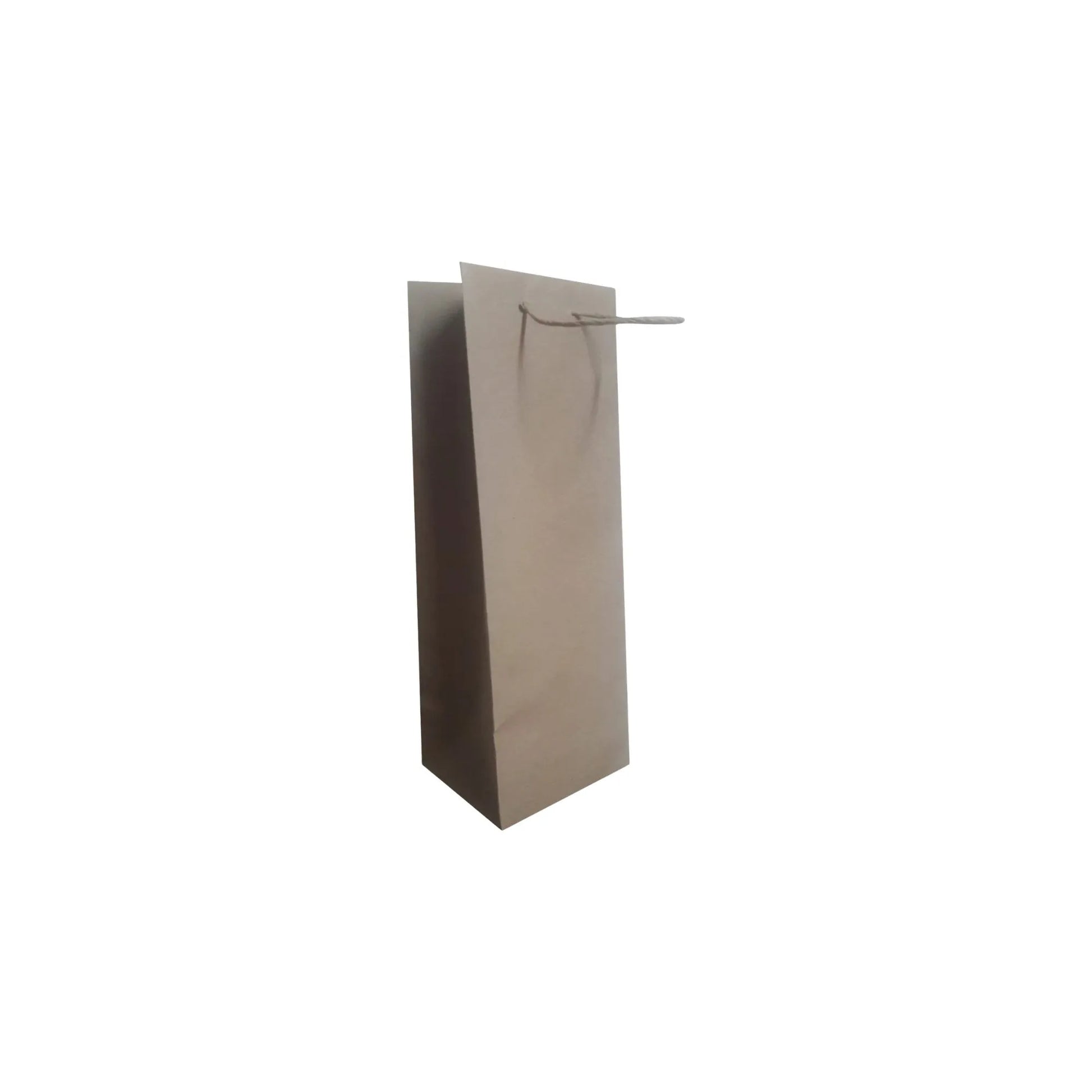 bolsa para botella natural kraft sin ojillo 6531