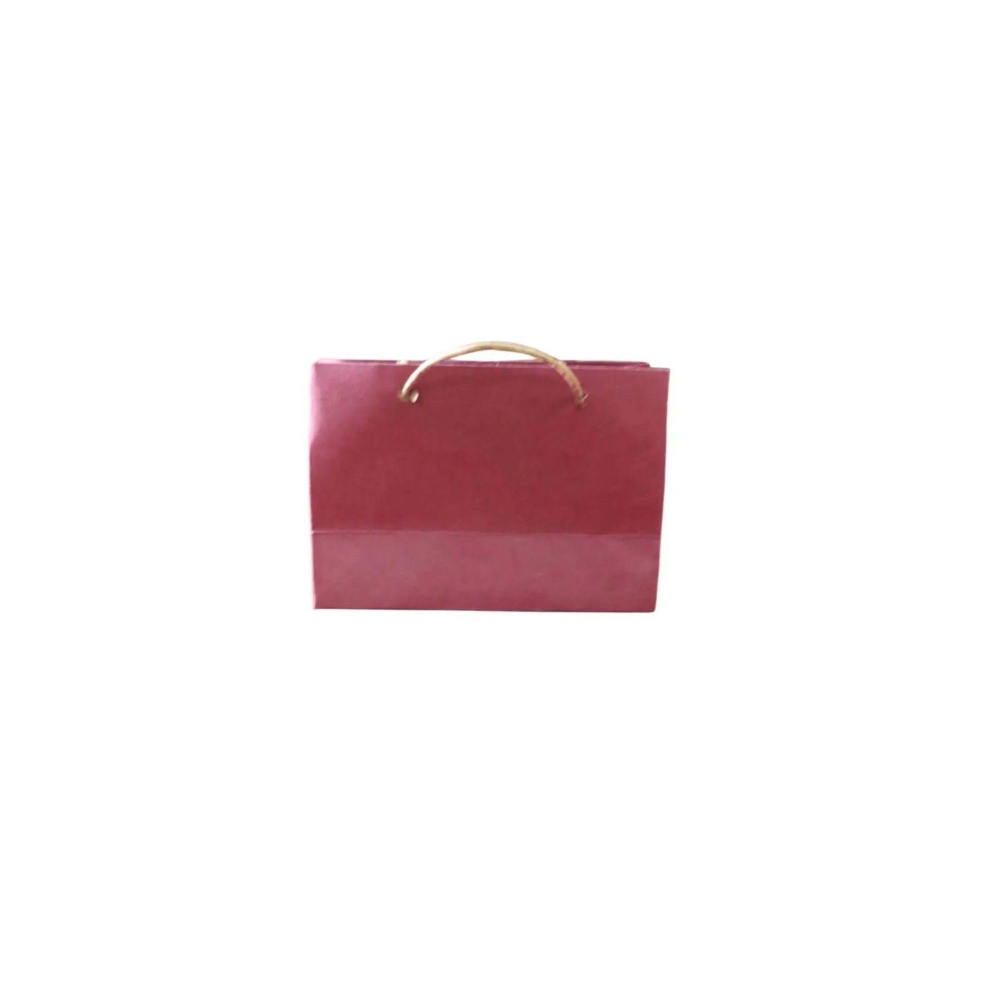 bolsa para regalo kraft rojo horizontal 