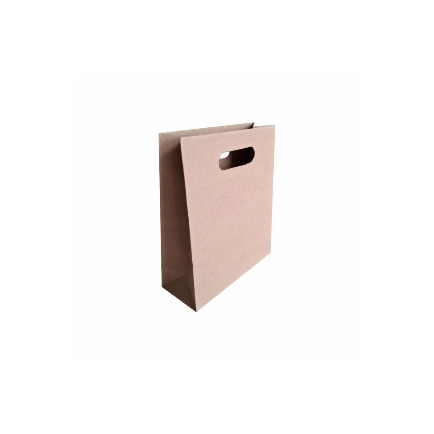 bolsa troquelada kraft mediana 