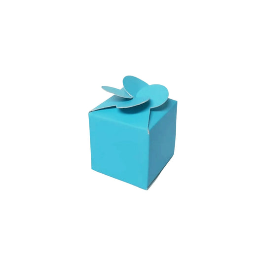caja bolo azul turquesa 