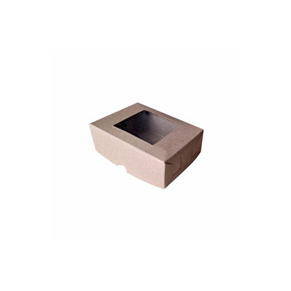 caja con ventana kraft er 06 
