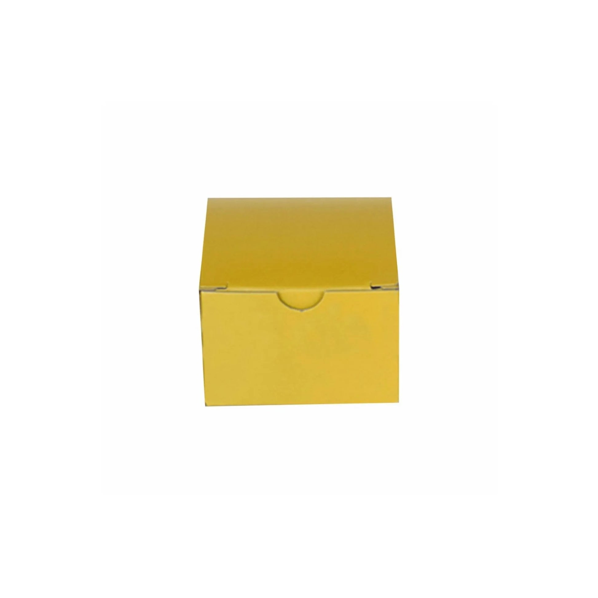 caja cubo amarilla mini