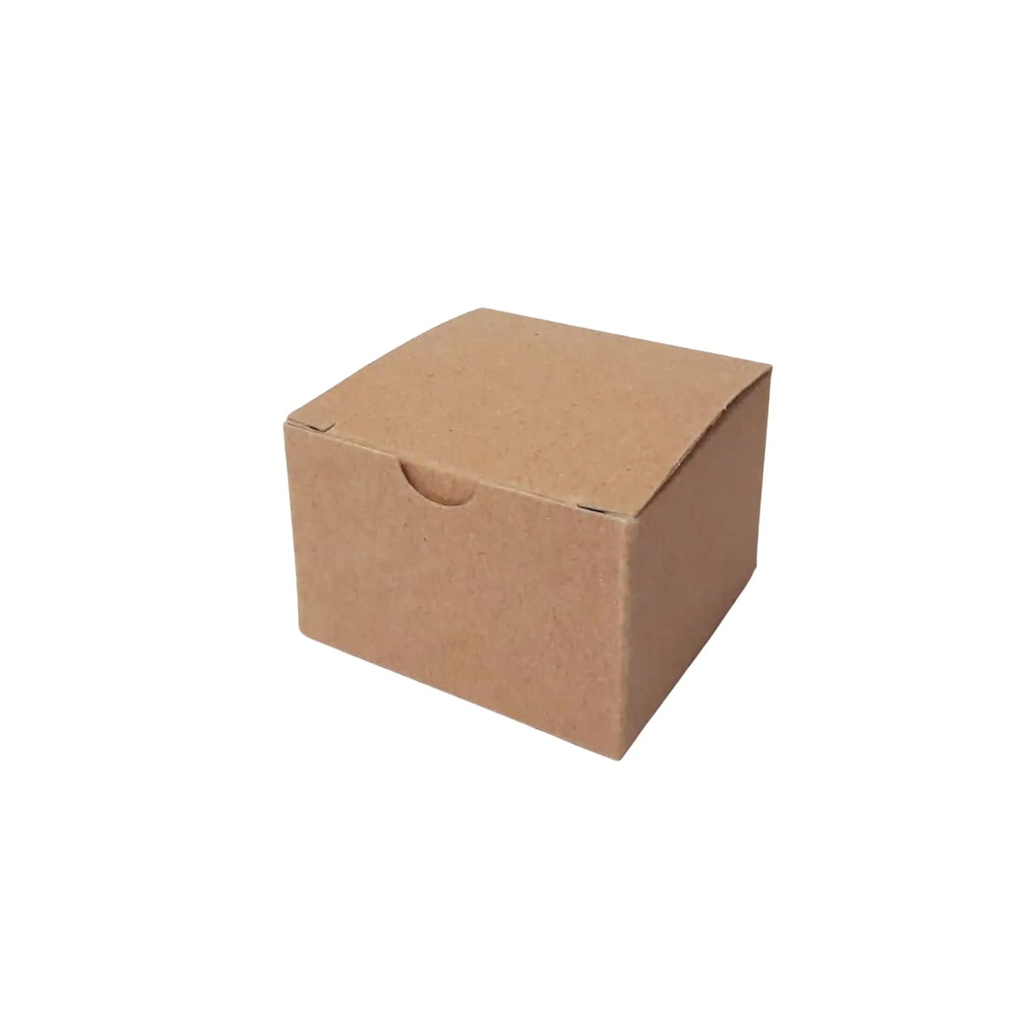 caja cubo kraft 