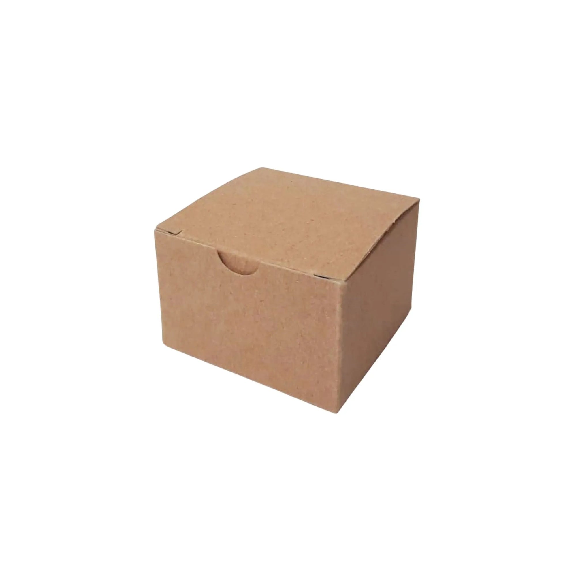 caja cubo kraft 