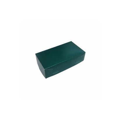 caja de carton pequeña verde joyería 