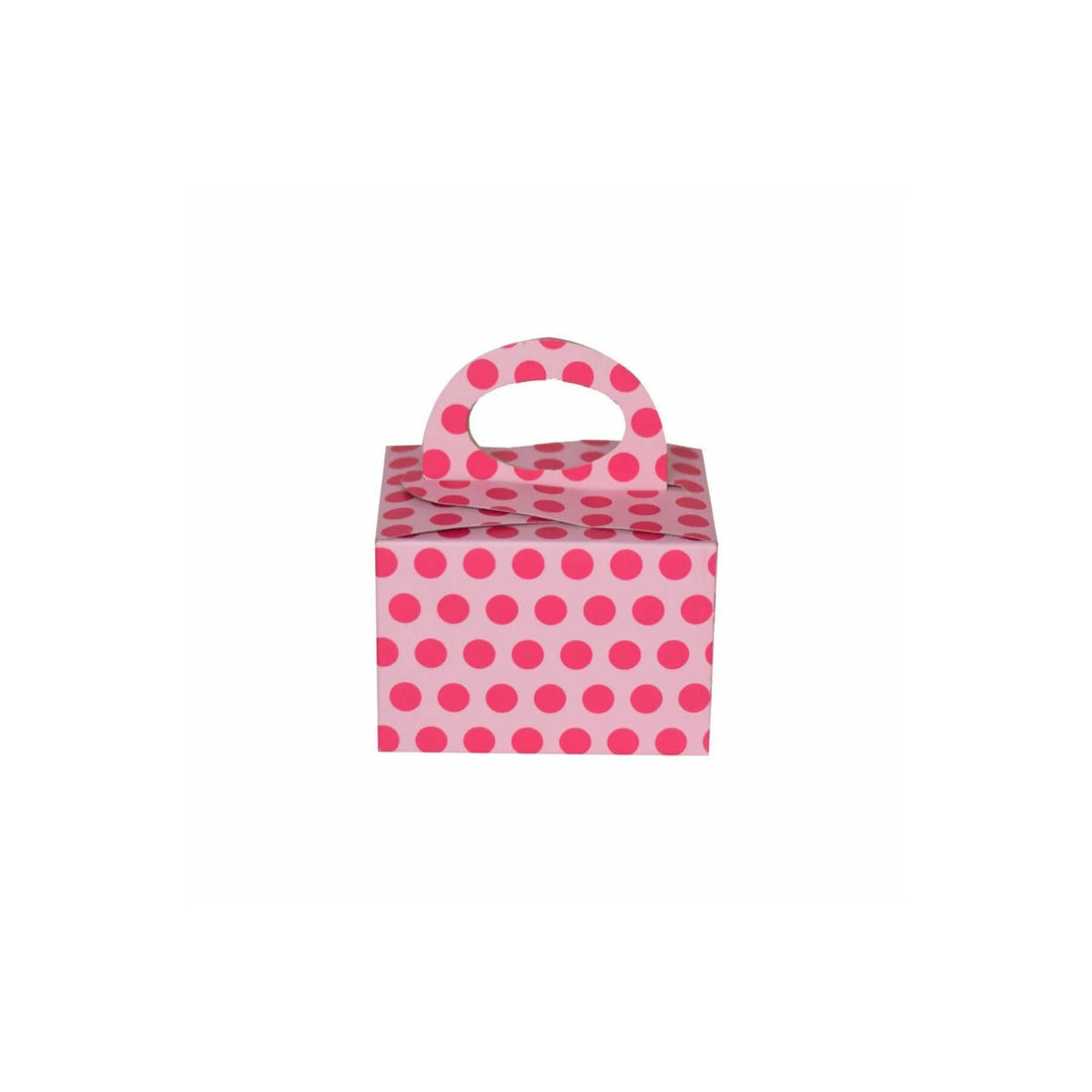 caja dulcera lunares rosa 