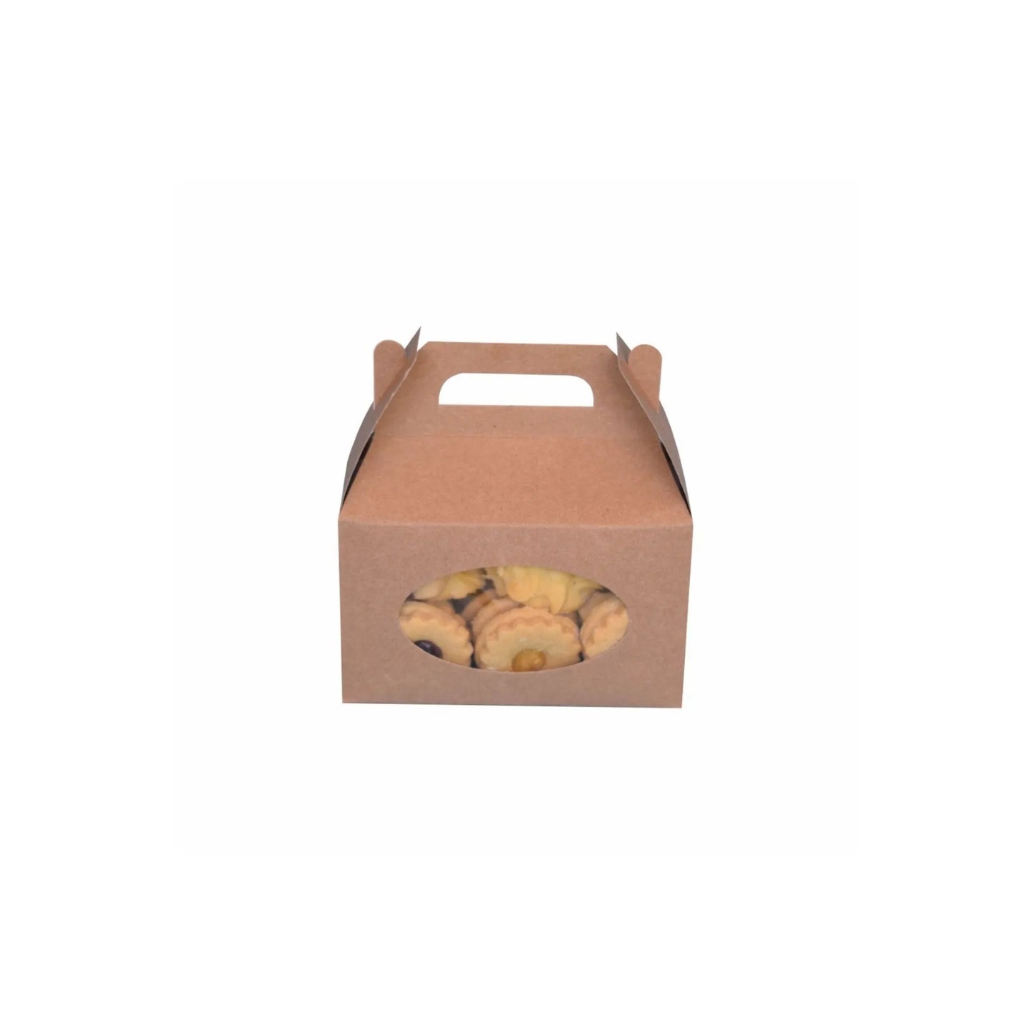 caja lonchera ventana ovalada kraft 