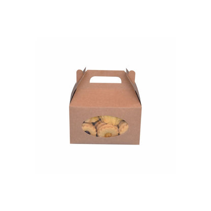 caja lonchera ventana ovalada kraft 