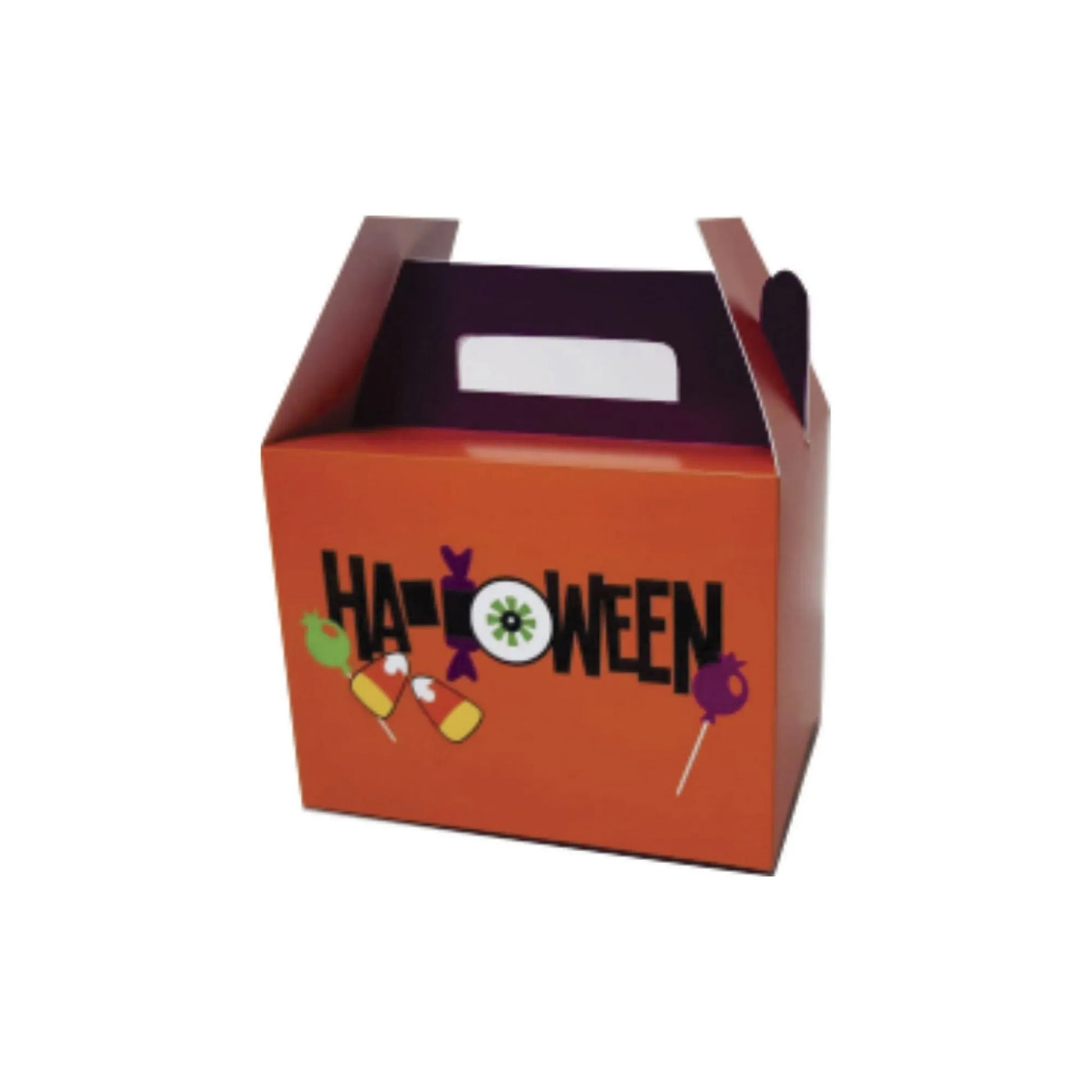 caja lonchera naranja halloween 