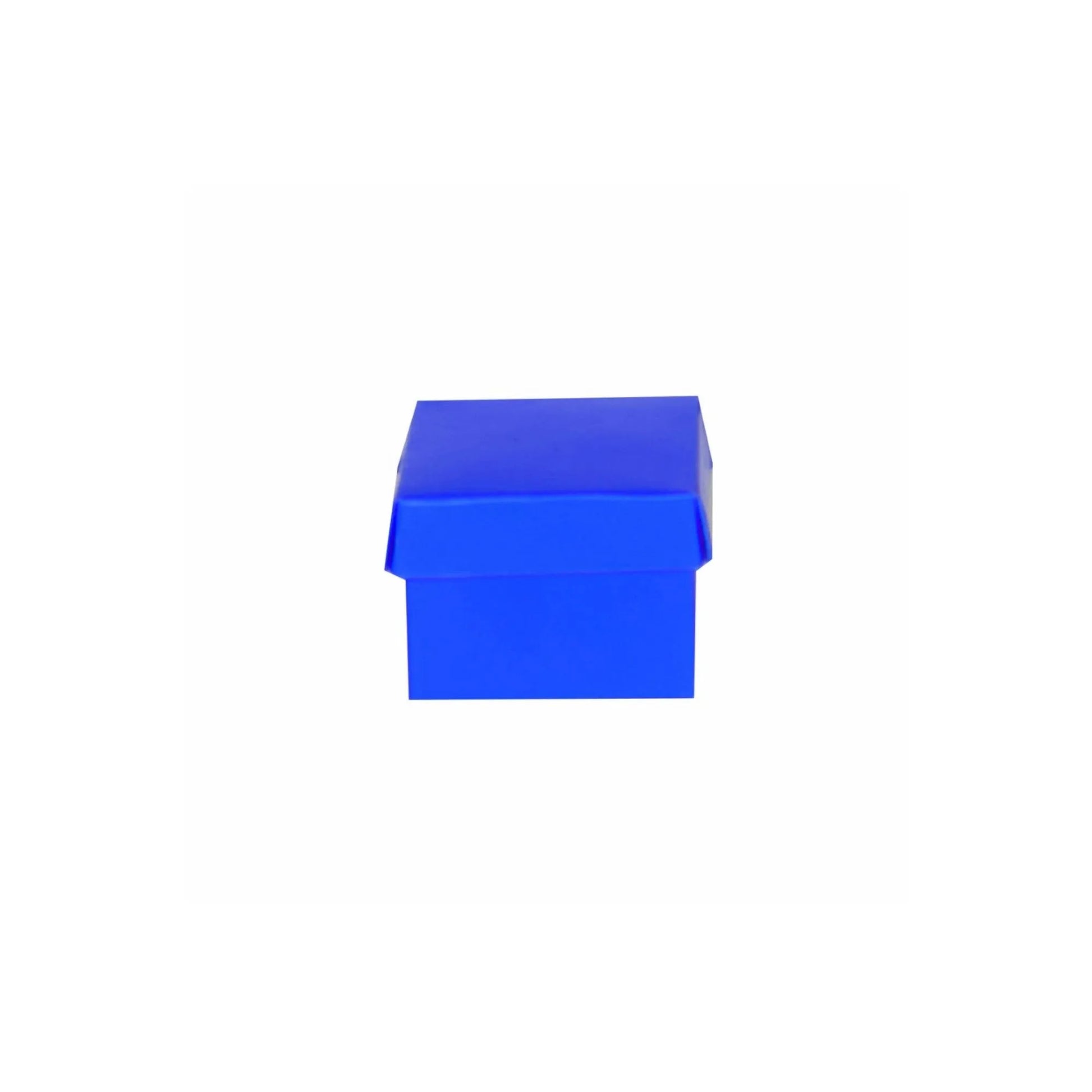 caja muñeca mini azul rey 