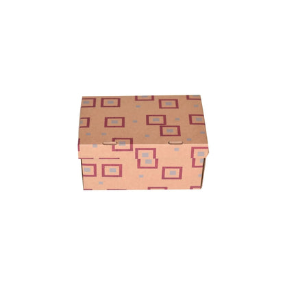 caja neceser cuadros rojos 1805C