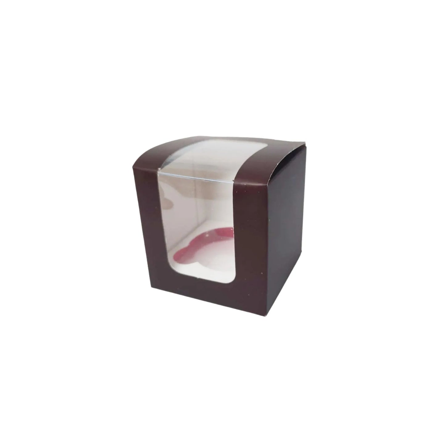 caja para 1 cup cake chocolate 5326CH