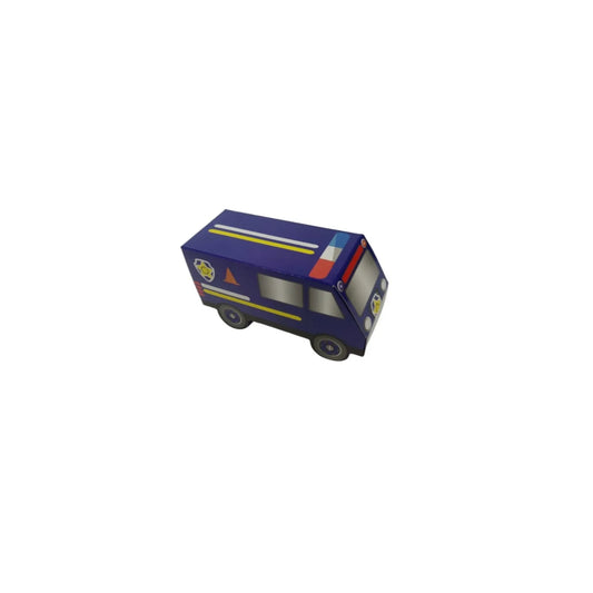 caja para bolos camion policia 