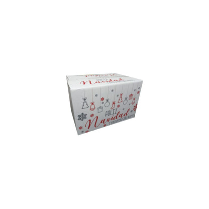 caja para despensa blanca navideña 