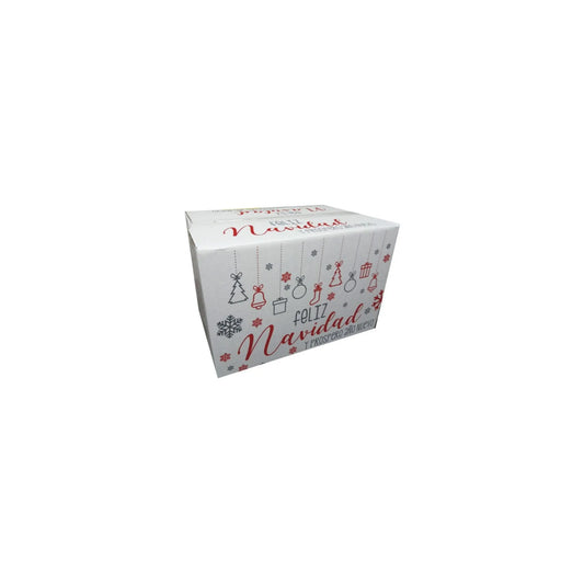 caja para despensa blanca navideña 