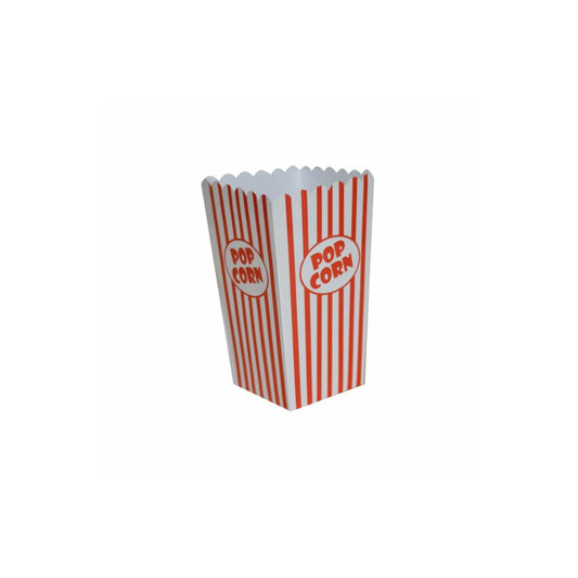 caja para palomitas por con chica 