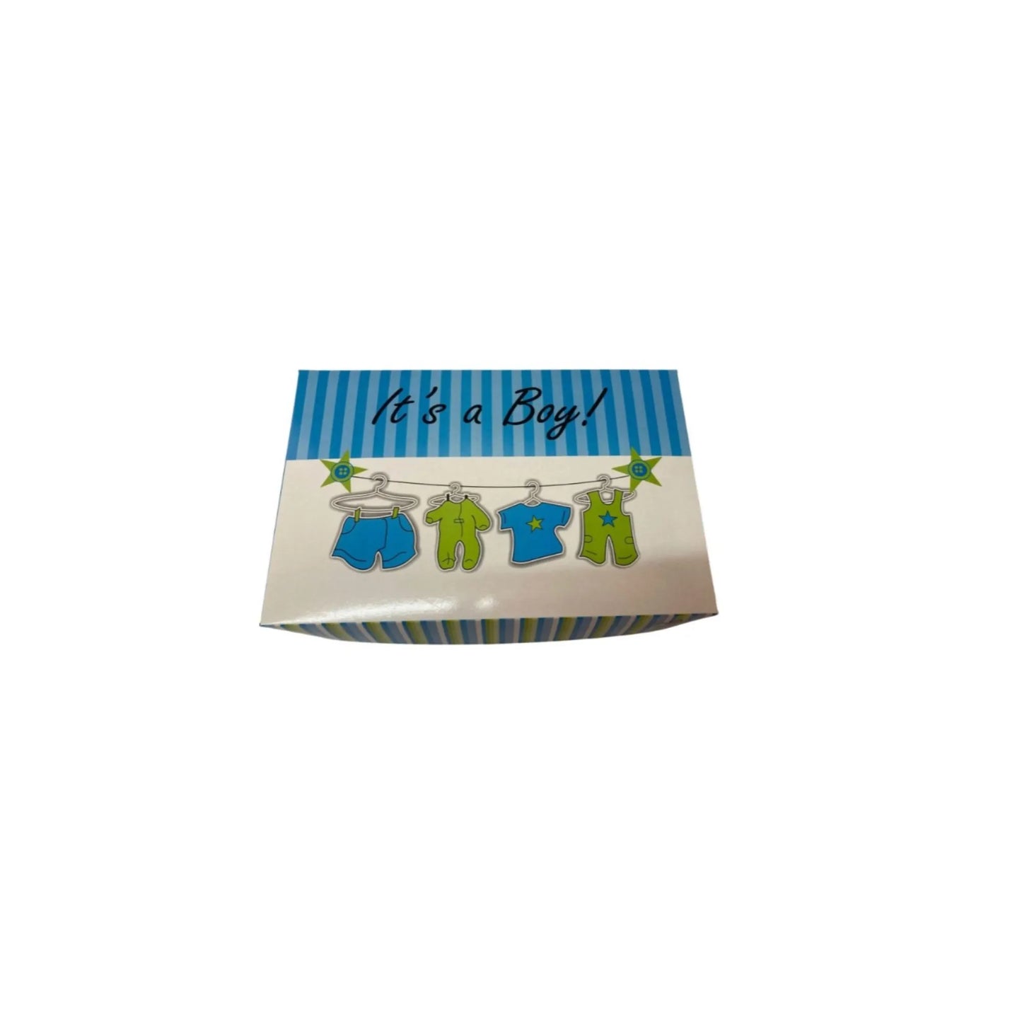 caja para regalo bebe er azul niño 