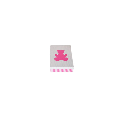 caja para regalo oso rosa 