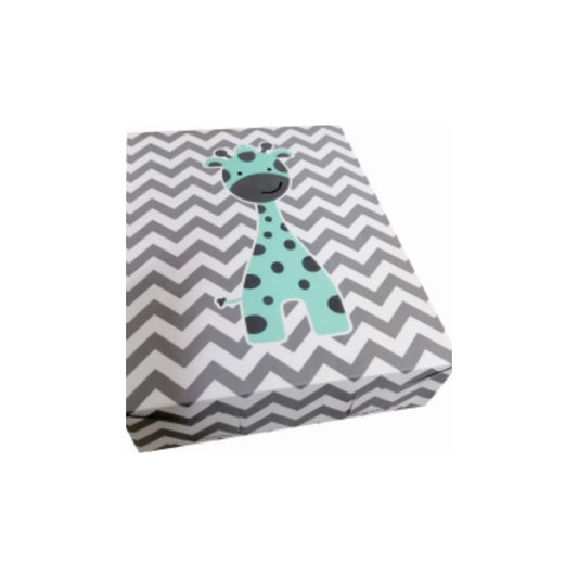 caja para regalo jirafa azul 