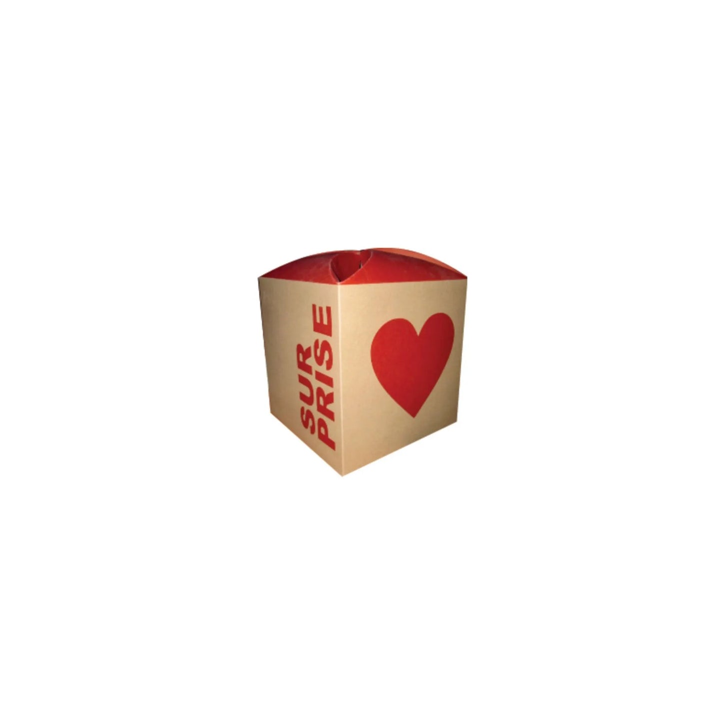 caja para regalo en cubo surprise