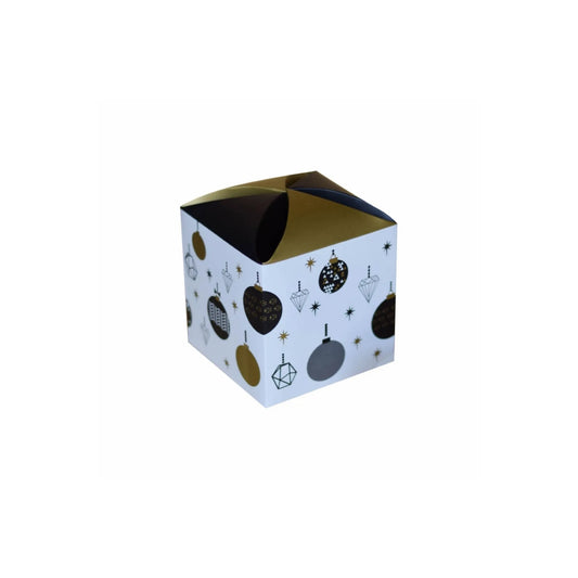caja para regalo cubo esferas 