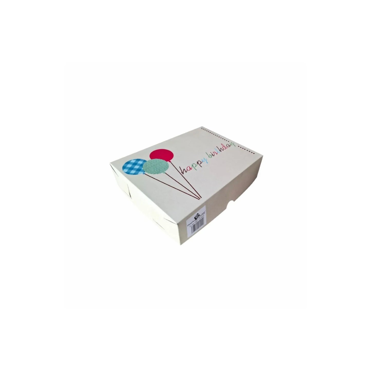 caja para regalo con globos happy birthday 