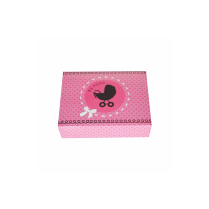 caja para regalo es niña rosa 