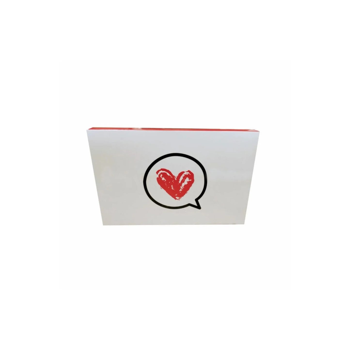 caja para regalo tipo cerillera corazon 