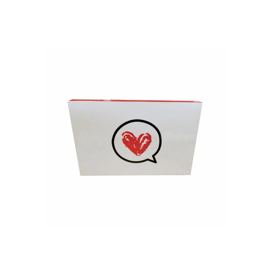 caja para regalo tipo cerillera corazon 