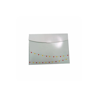 caja para regalo tipo sobre navideño back 