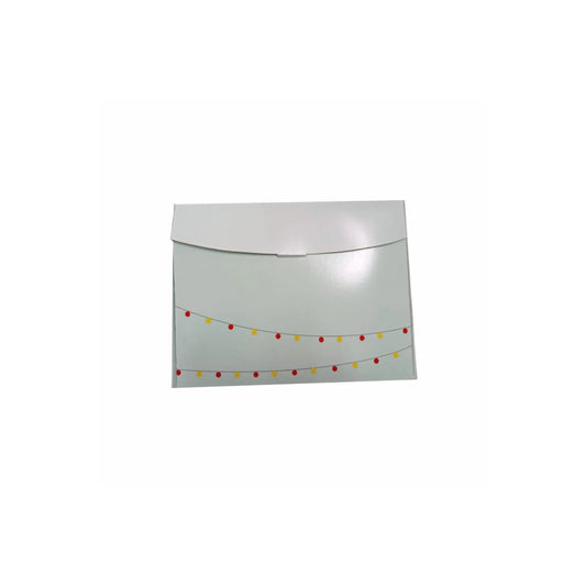 caja para regalo tipo sobre navideño back 