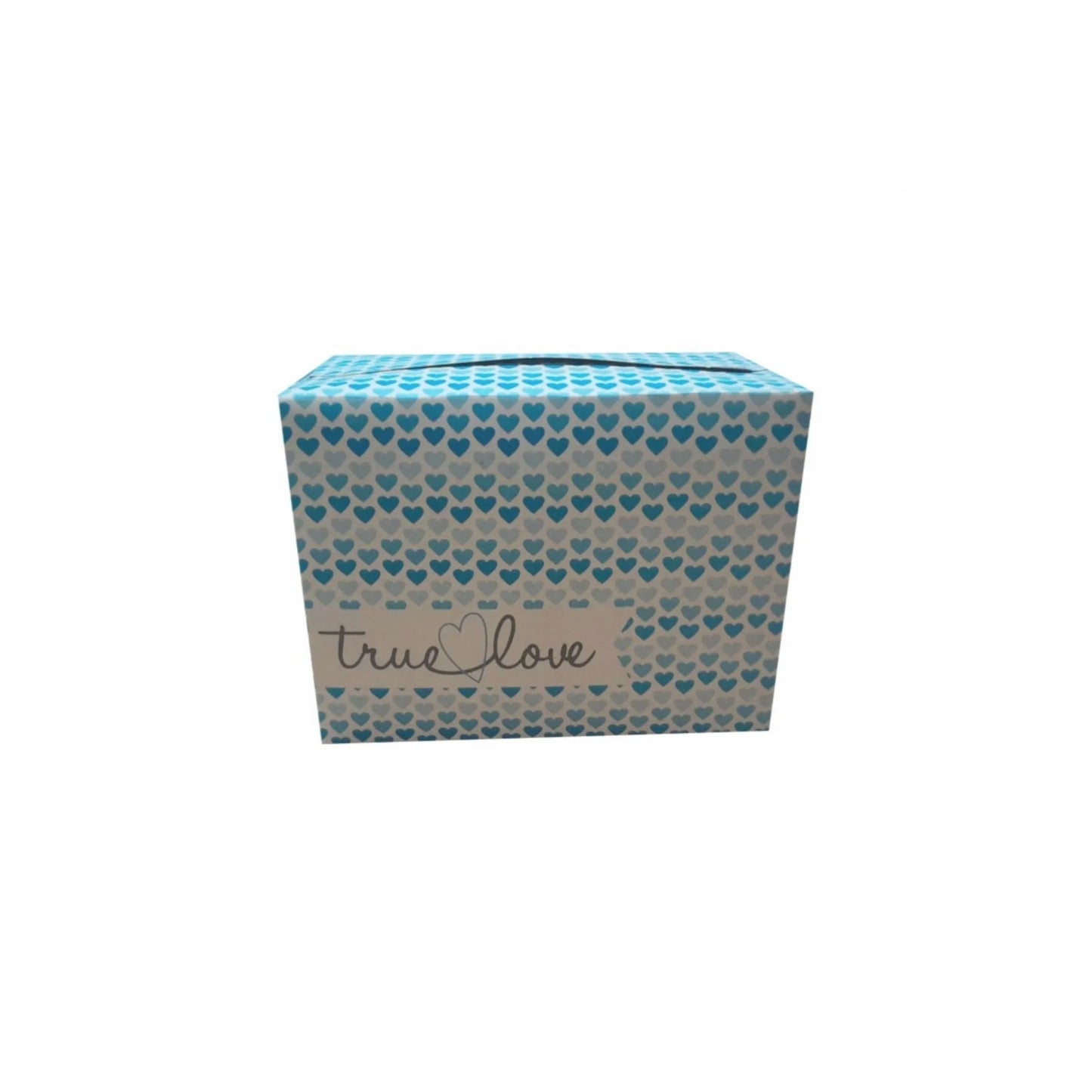 caja para regalo multiusos true love azul 