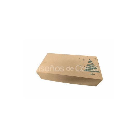 caja tipo maletin navideña pino linner 6469P