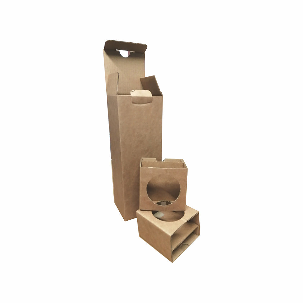 Caja para Vino con Doble Tambor