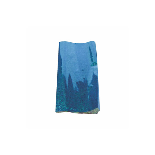 papel holograma azul 