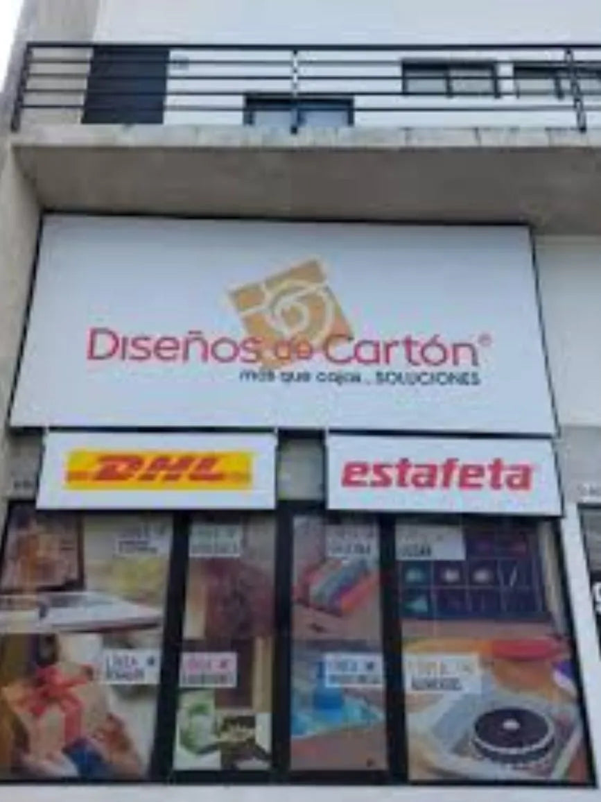 sucursal de diseño de carton 