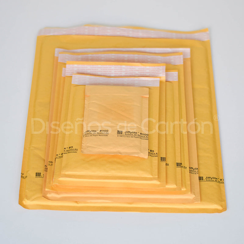 20 Sobres Jiffy Litte # 0 Med.16x22cm