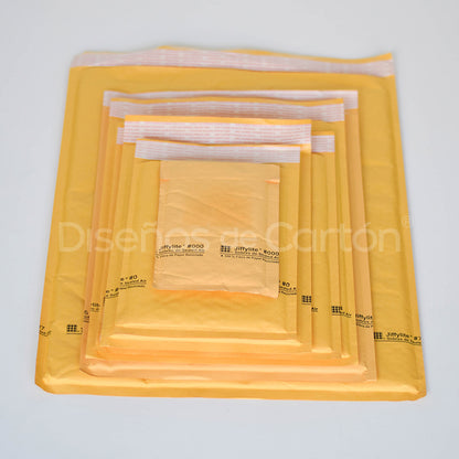 20 Sobres Jiffy Litte # 0 Med.16x22cm