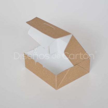 20 Caja tapa integrada lisa
